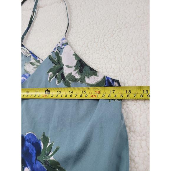 [89] Intimately by Free People Trapeze Blue Floral Sleeveless Mini Dress-Size S - Picture 2 of 5